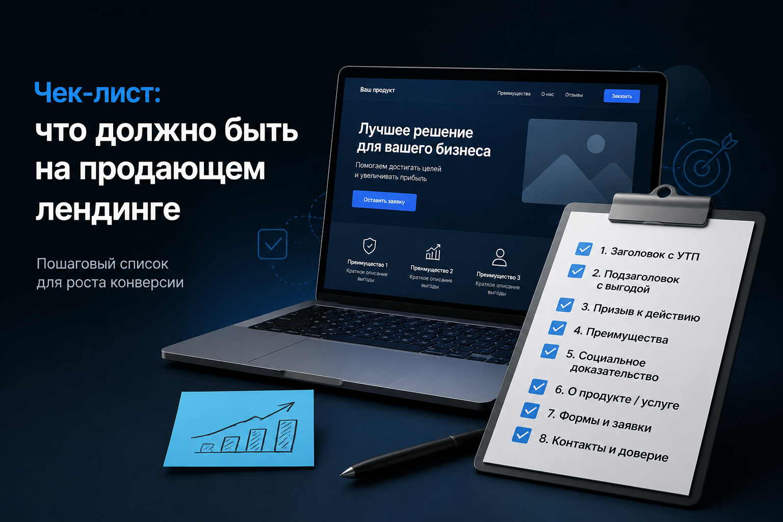Чек-лист продающего лендинга